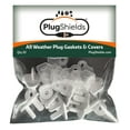 thumbnail image 1 of Outdoor Extension Cord Plug Gaskets & Christmas Light Plug Covers (Combo Pack of 10 White), 1 of 9