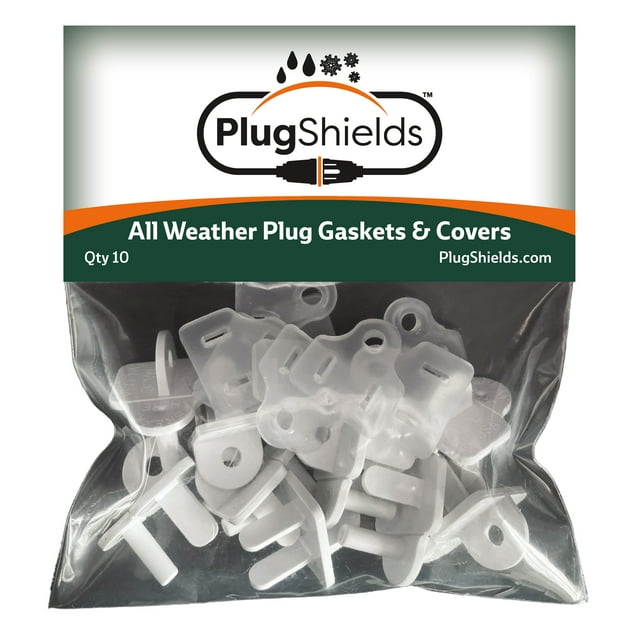 Outdoor Extension Cord Plug Gaskets & Christmas Light Plug Covers