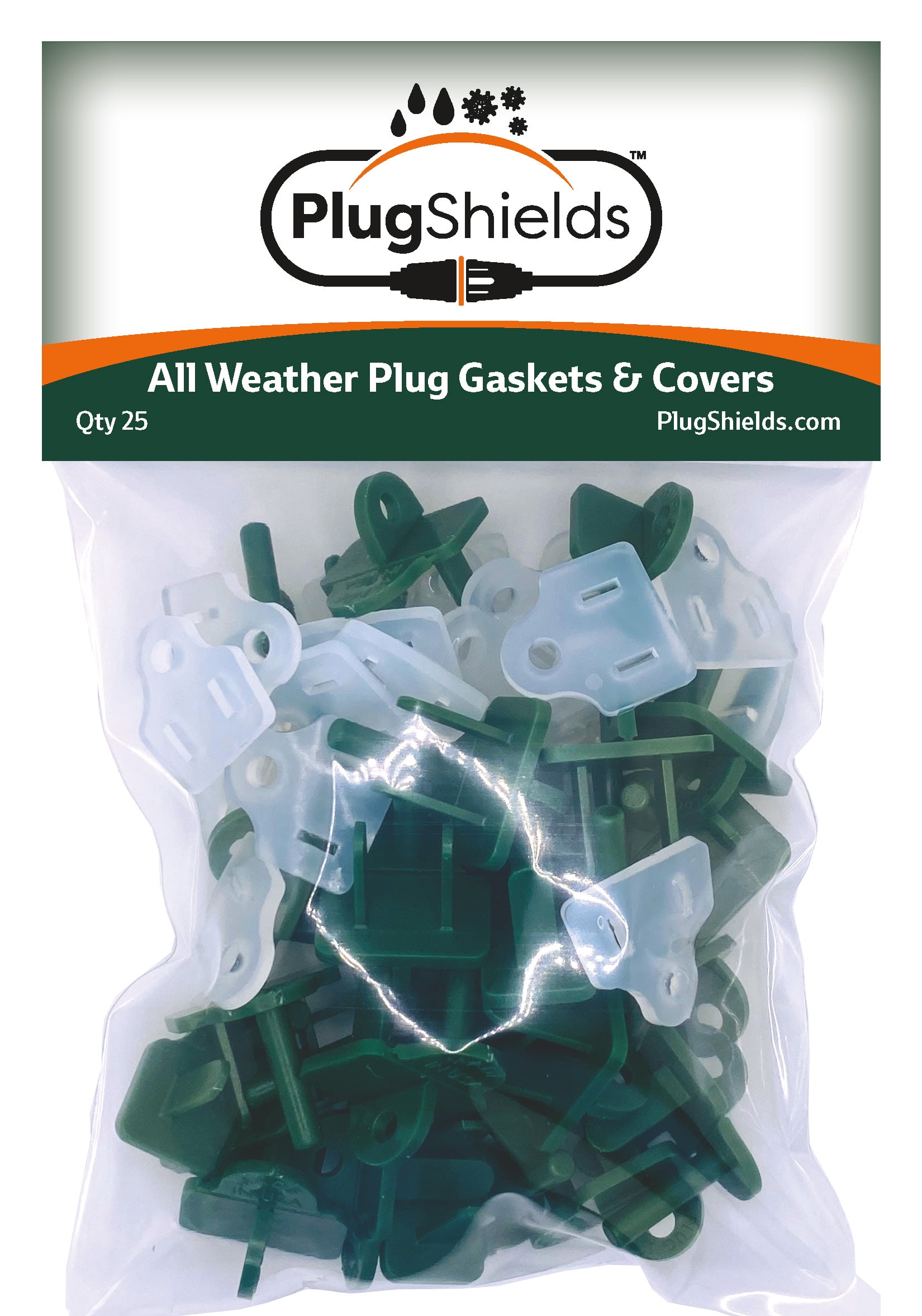 Outdoor Extension Cord Plug Gaskets & Christmas Light Plug Covers