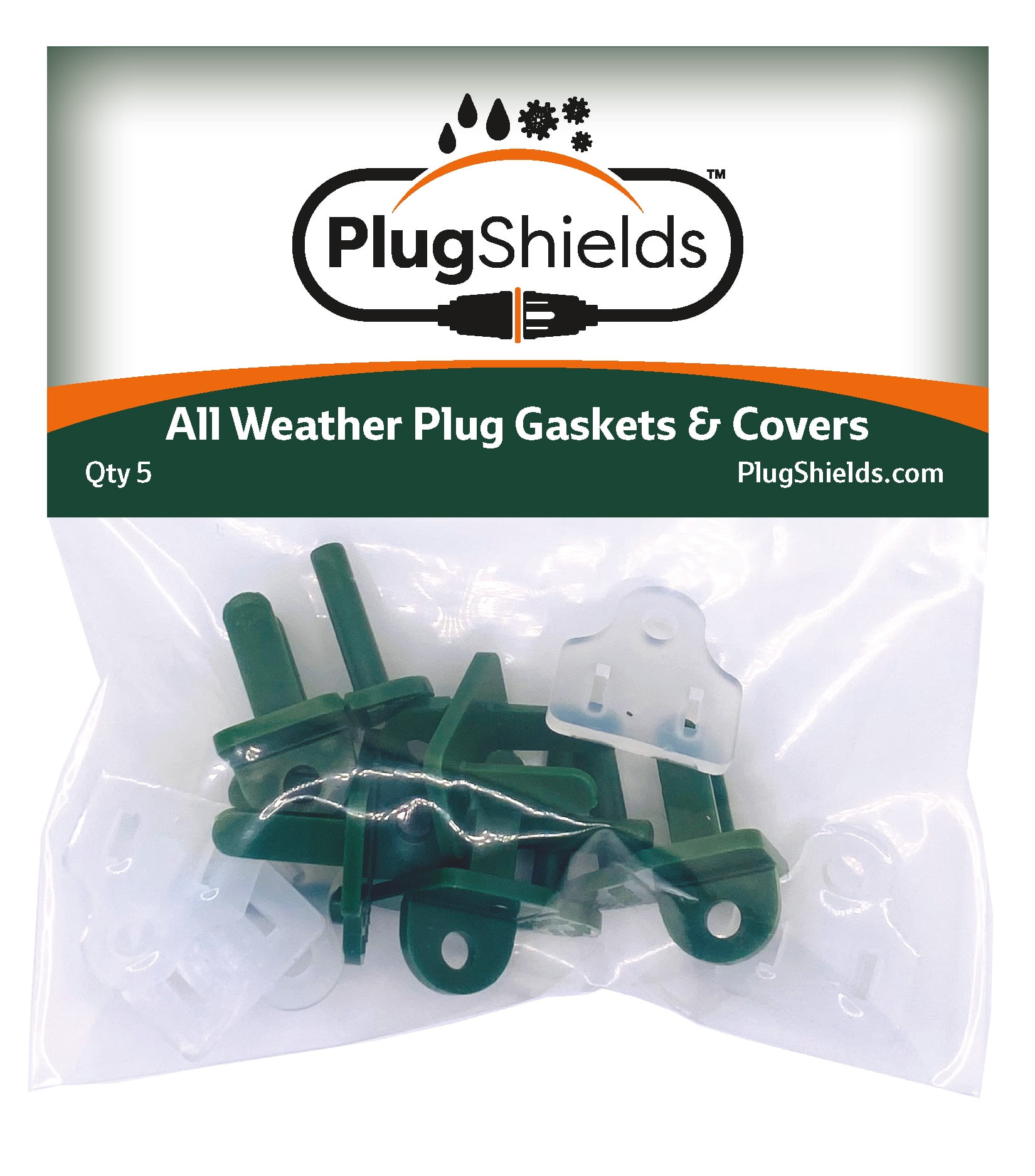 Outdoor Extension Cord Plug Gaskets & Christmas Light Plug Covers