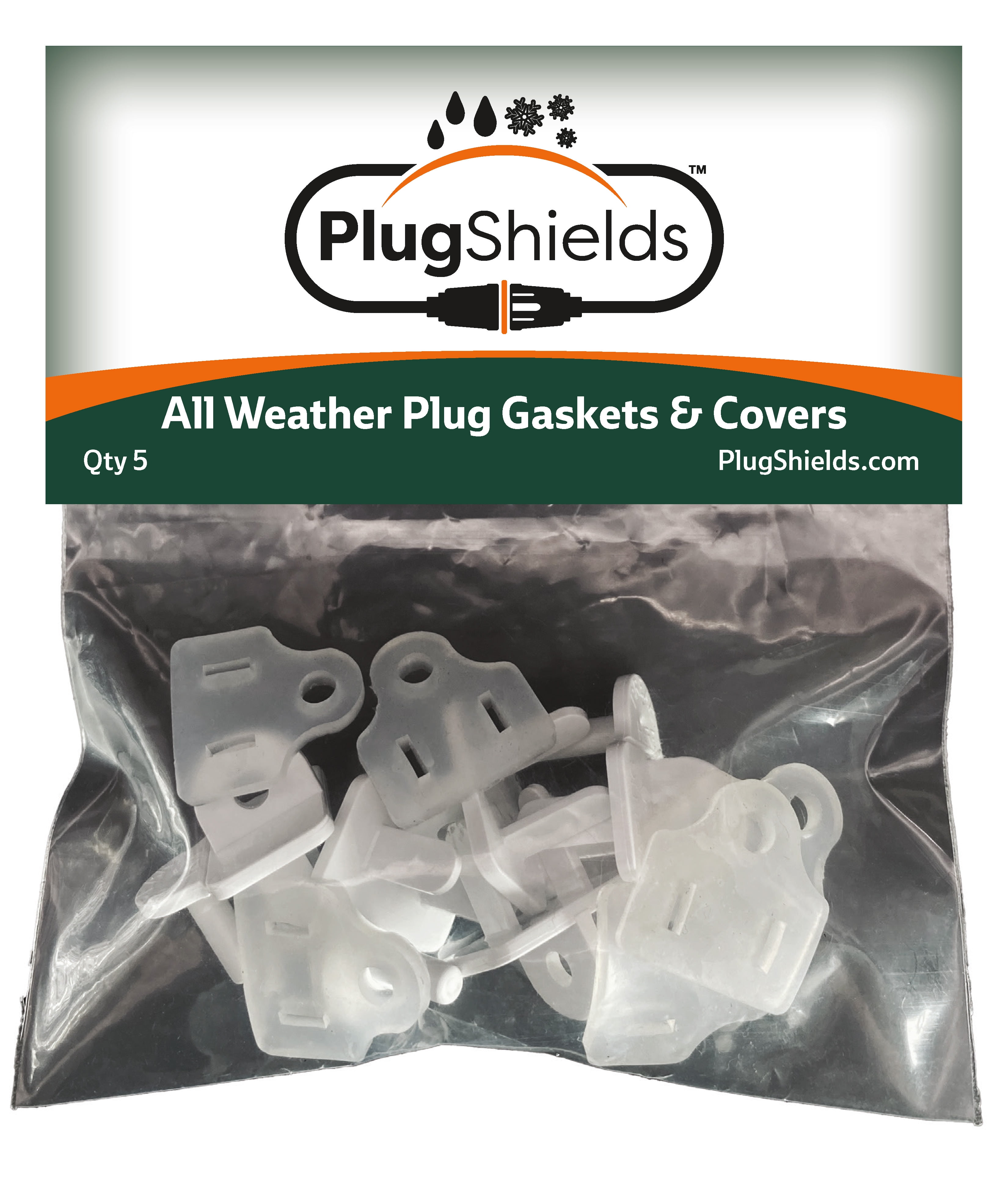 Outdoor Extension Cord Plug Gaskets & Christmas Light Plug Covers