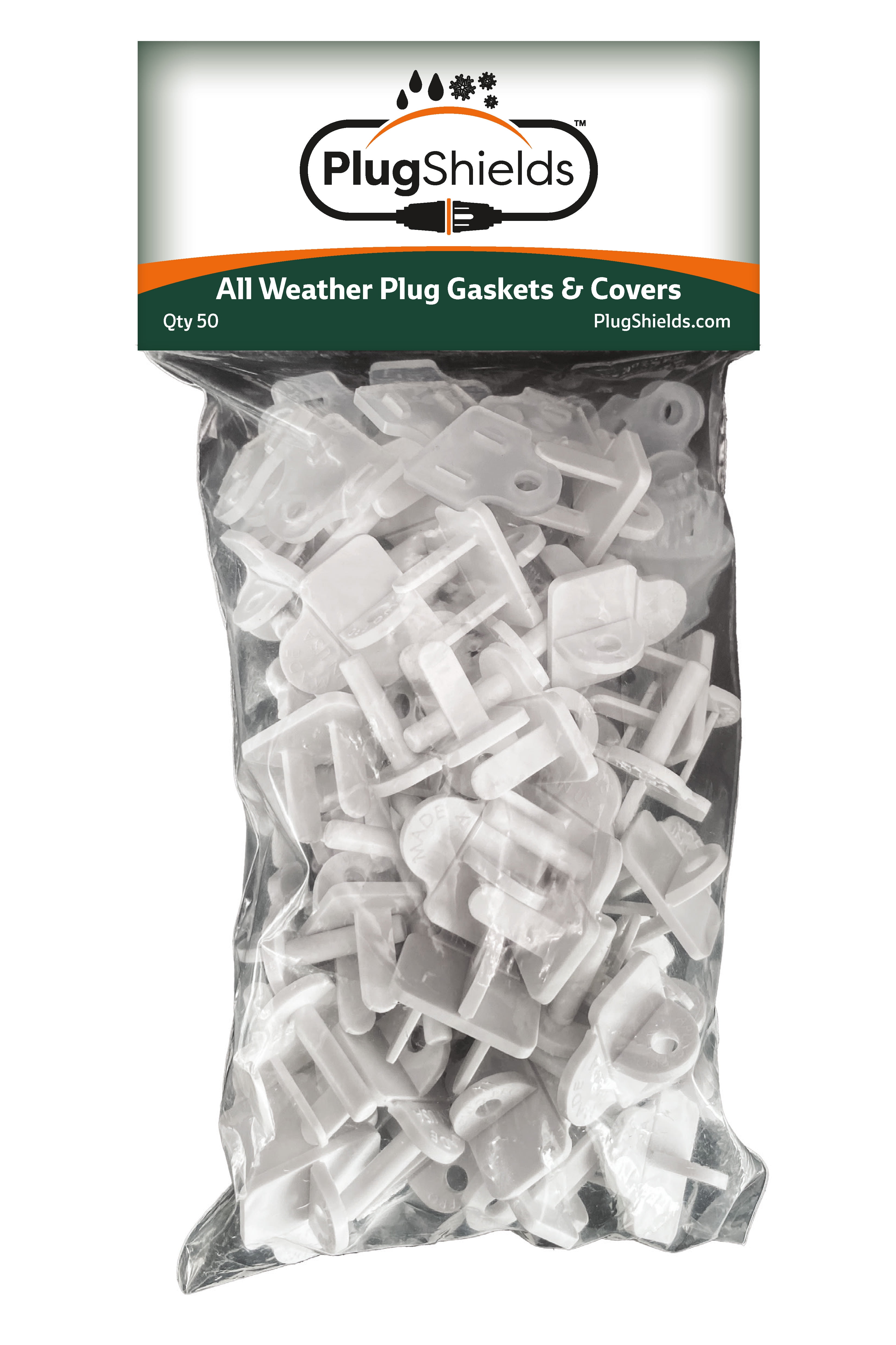 Outdoor Extension Cord Plug Gaskets & Christmas Light Plug Covers