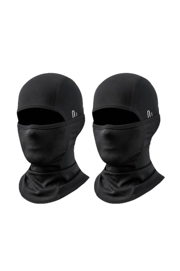 Outdoor Face Cover for Cycling, Mesh Face Panel and Nylon Ice Silk Fabric with Pull-On Head and Neck Coverage Outdoors