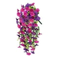 thumbnail image 1 of Outdoor Fake Flowers, Outdoor Hanging Decor, Faux Flowers, Patio Decorations Outdoor, Purple Wall Decor, 1 Pc, 1 of 8