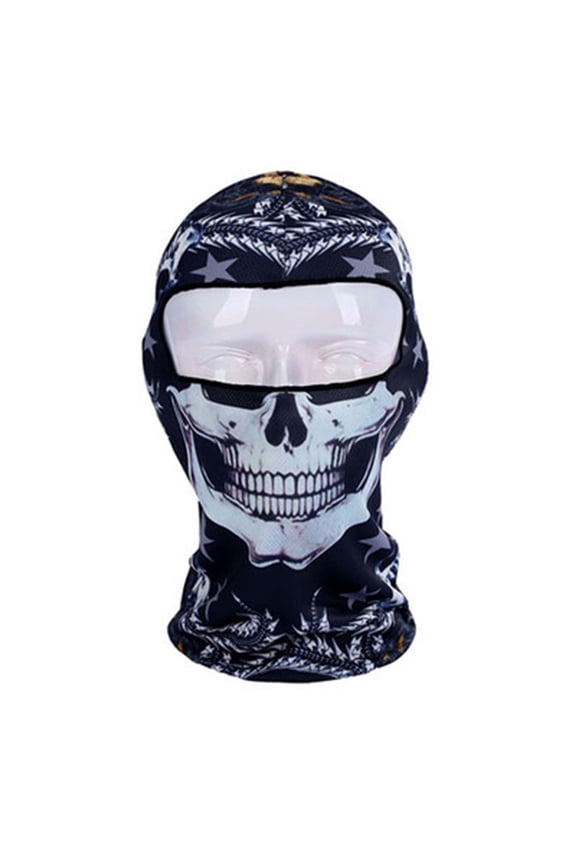 Outdoor Fancy Balaclavas Headwear Hood Face Mask for Cycling Skiing Snowboarding, Skull-2