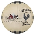 thumbnail image 1 of Outdoor Farmhouse-Rooster Tablecloth with Umbrella Hole and Zipper,Round Waterproof Wrinkle Free Table Cloth Decorative Fabric Washable Table Cover for Patio, Party, Picnic 60 X 60 Inch, 1 of 1