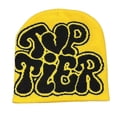 thumbnail image 1 of Outdoor Fashion Letter Printing Cold Cap Ins Warm Beanie Bonnet Knitting Cap Hat Hip Hop Cap Casual Skullies YELLOW&BLACK, 1 of 8