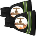 thumbnail image 1 of Outdoor Faucet Covers for Winter, 9.4"Insulated Spigot Cover, Waterproof Hose Bib Covers for Freeze Protection, Patio Winterizing Home Must-Have Faucet Cover for Outside Yard(2pcs, 1 of 7