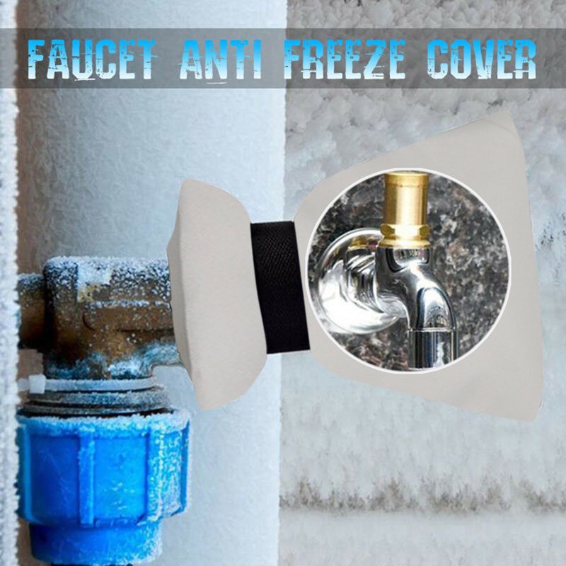 Outdoor Faucet Covers for Winter Freeze Protection, Hose Bib Cover, Water Spigot Covers, Winter Garden Faucet Cover, Pipe Wrap Insulation Cover, Socks Outside Faucet Freeze Protector