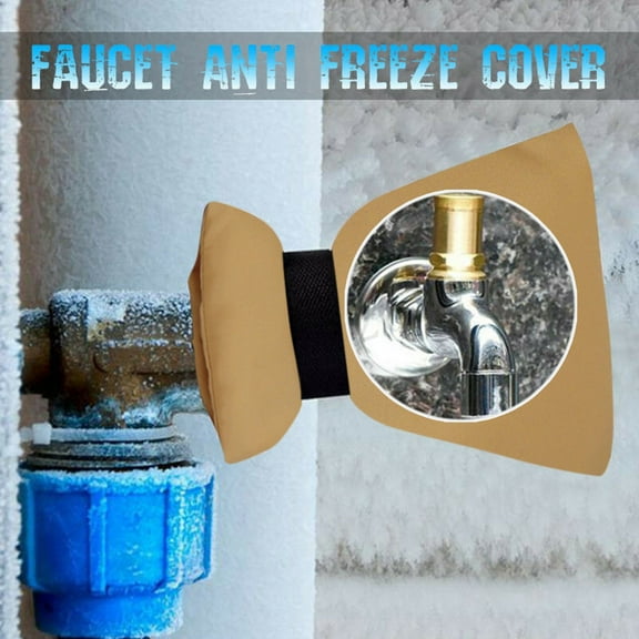 Outdoor Faucet Covers for Winter Freeze Protection, Hose Bib Cover, Water Spigot Covers, Winter Garden Faucet Cover, Pipe Wrap Insulation Cover, Socks Outside Faucet Freeze Protector