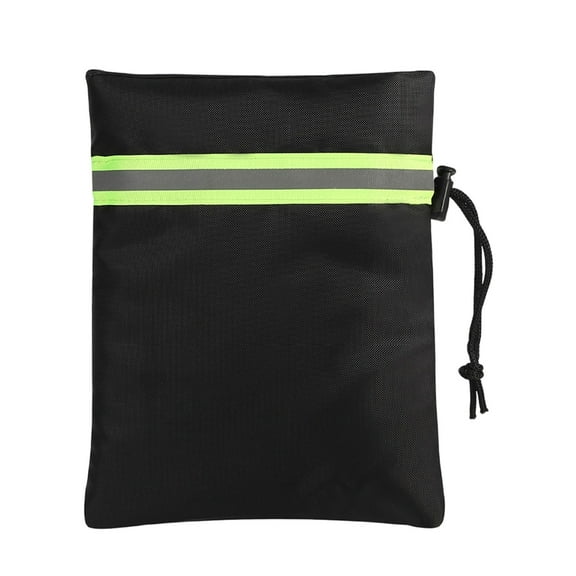 Outdoor Faucet Covers for Winter Freeze Protection - Reusable Waterproof Insulated Spigot Cover Socks for Pipe Insulation and Backflow Preventer Protection, Black