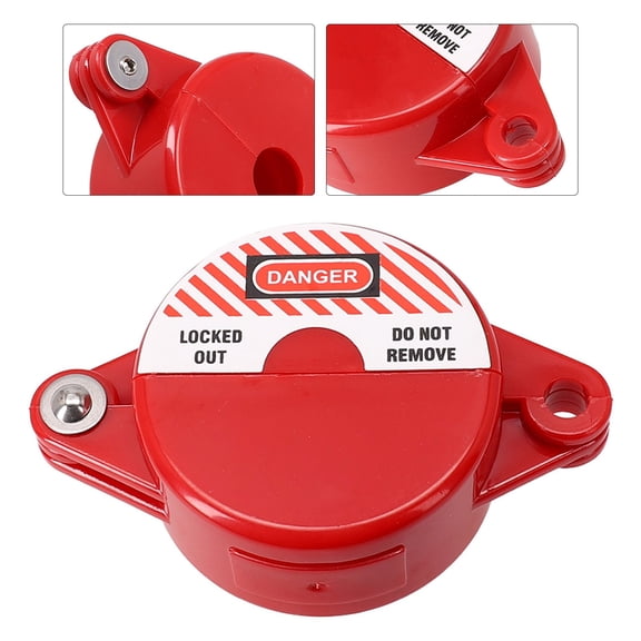 Outdoor Faucet Lock Cylinder Tank Lockout Garden Tap Valve Padlock Easy Install Double Hole Smile Home