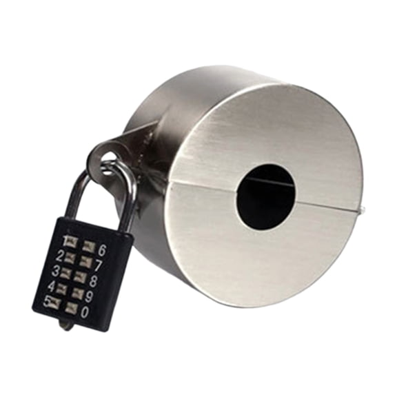 Outdoor Faucet Lock Gate Valves Lock with Padlock Outside Faucet Child Lock for Faucet/Water Spigot/Tanks Valves Handle