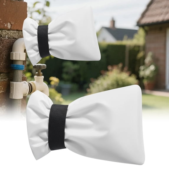 Outdoor Faucet Reusable Cover Garden Reflective Faucet Socks Winter Spout Insulation Hose Bib