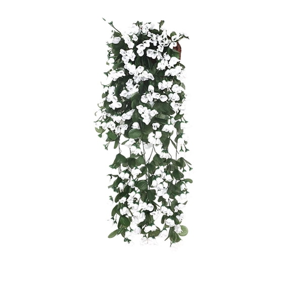 Outdoor Faux Plants, Artificial Flowers, Wall Decorative Chlorophytum, Quality Polyester, Realistic Hanging Flower Arrangement, Decoration for Indoor Home, Kitchen, Office