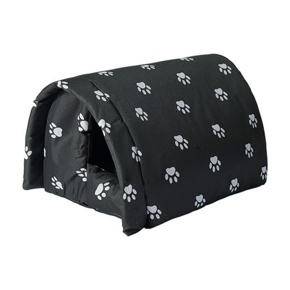 Outdoor Feral Cats Shelter Cats Houses for Outdoor Cats Winter Insulated Waterproofs, Cats House Thickened Weatherproofs Foldable, Stray Cats Shelter One SizeOne Size