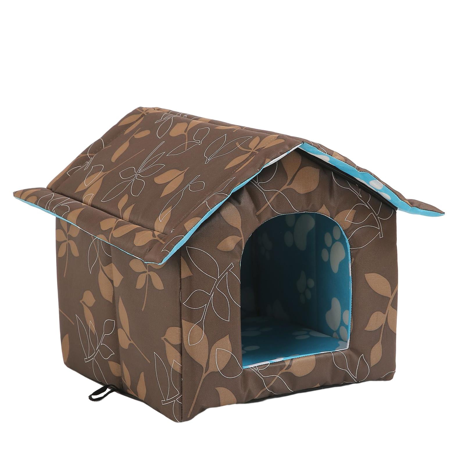 PERZOE Outdoor Cat Shelter - Waterproof, Foldable Pet House For Stray & Large Cats