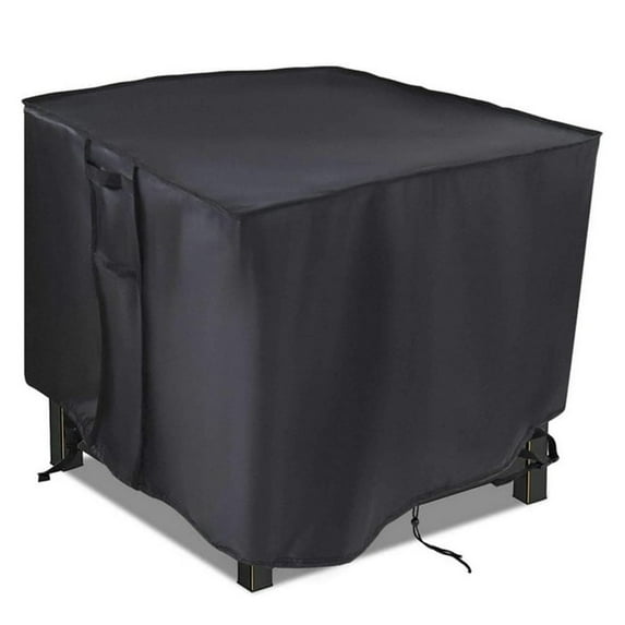 Outdoor Fire Pit Cover, Heavy Duty Waterproof Protector, 28" L x 28" W x 25" H, Designed for 28 x 28 inch Square Fire Pits
