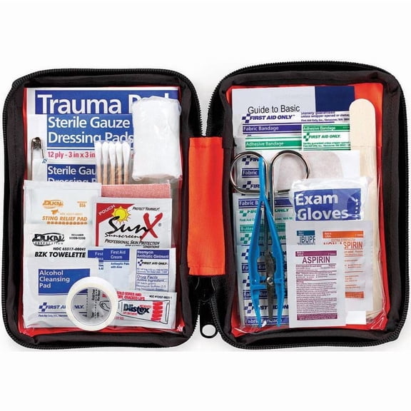 First Aid Only Outdoor First Aid Kit 107-Piece Orange (ACMFAO420)