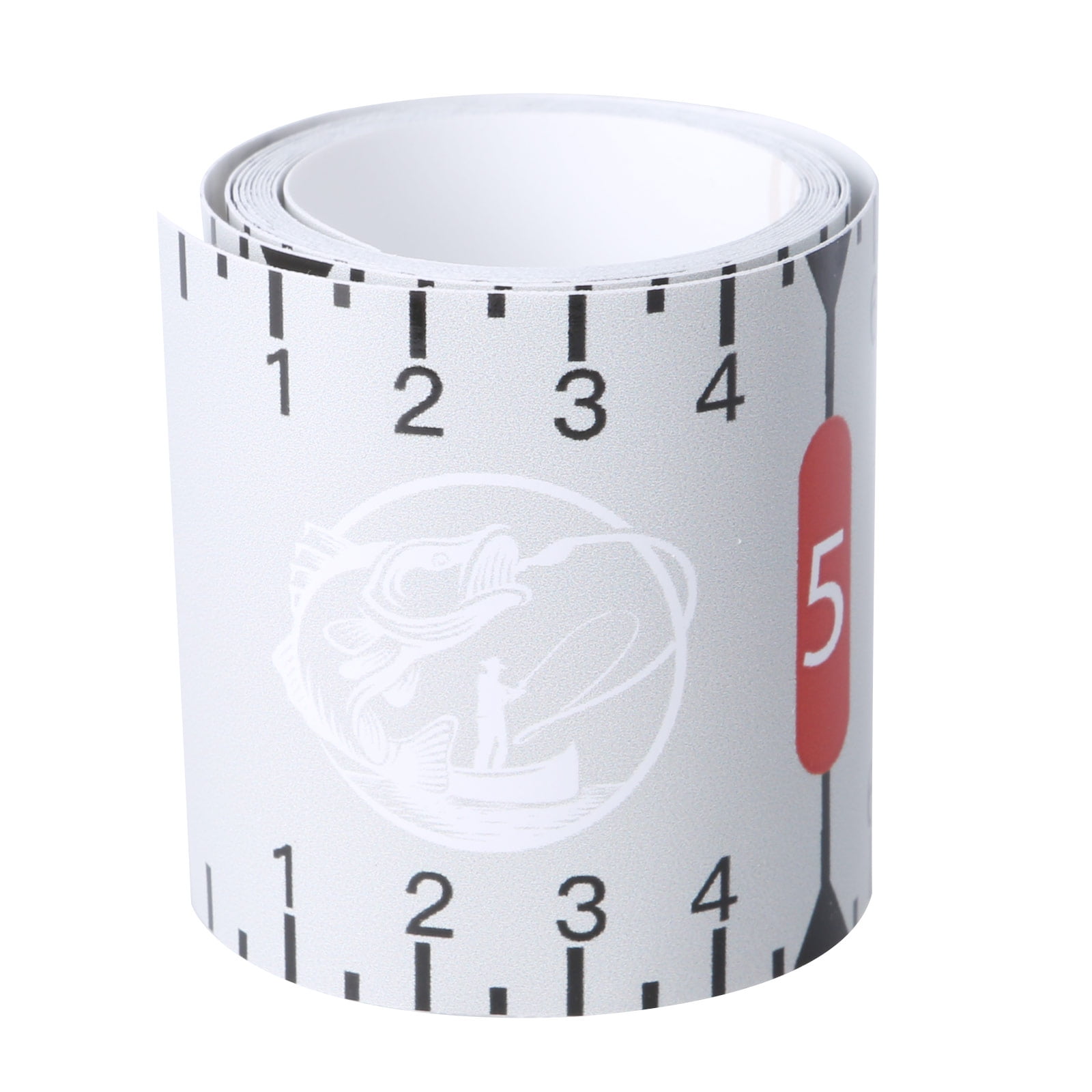 White Fish Measure Ruler Outdoor Fish Ruler Fishing Equipment Fish Measuring Ruler Fishing ...