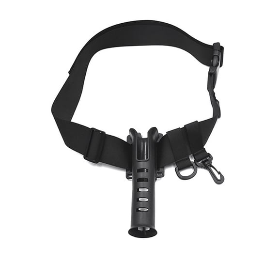 Outdoor Fishing Adjustable Waist Belt with Nylon Wader Poles Inserter & Rod Holsters Wading Tackle