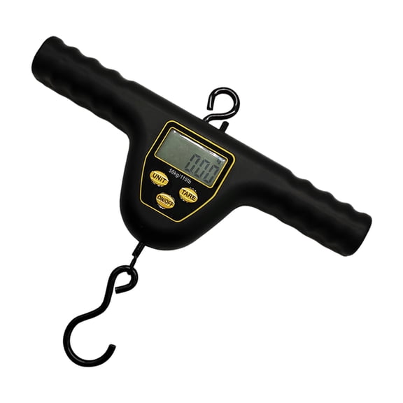 Outdoor Fishing Scale 50kg Capacity Durability ABS Body LCD Screen Readable In Sunlight And Shade