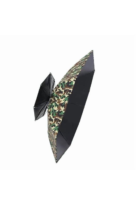 Outdoor Fishing Umbrella Hat Umbrella Caps Rain Sun Protections Umbrella Hat