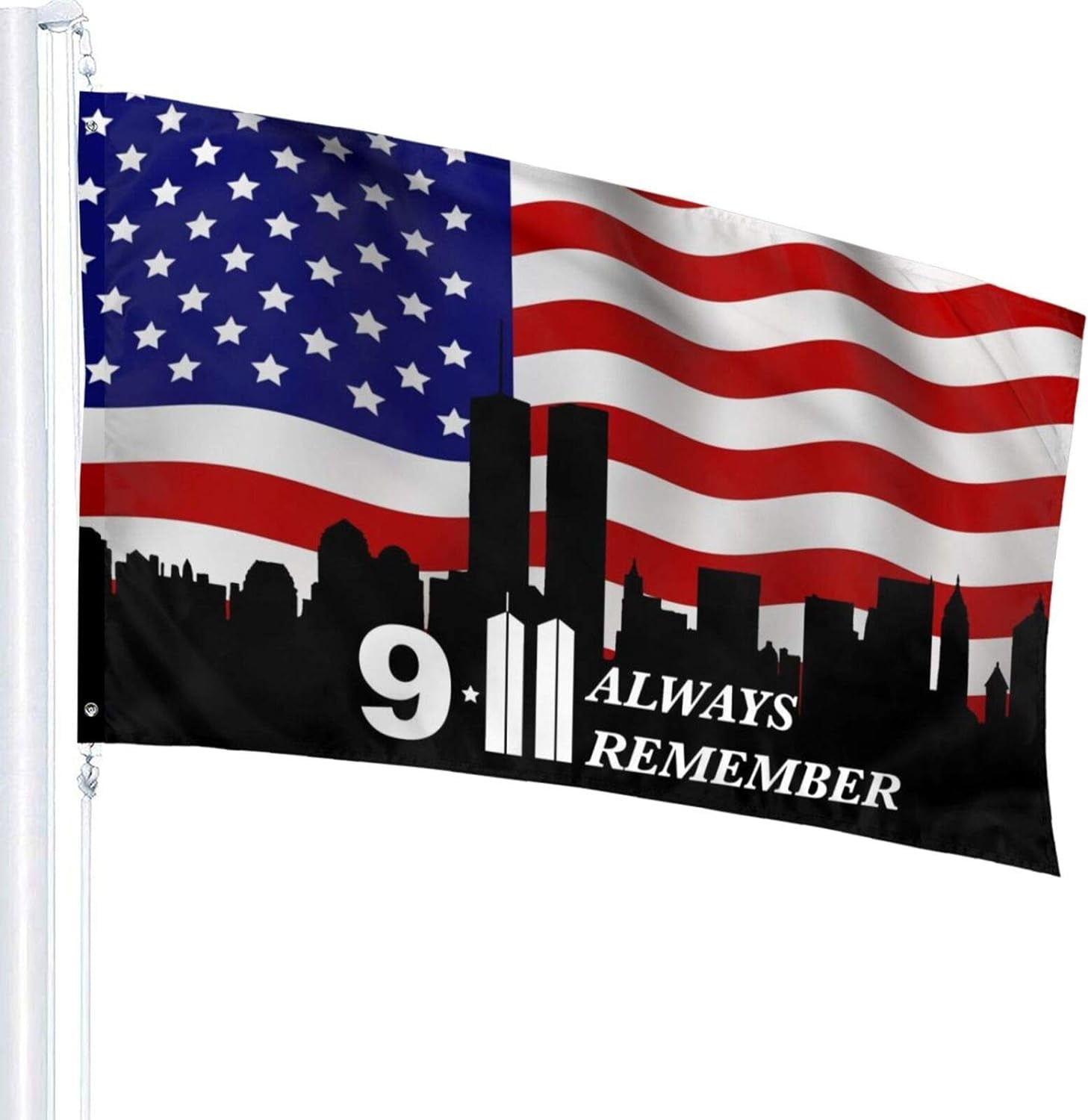 Outdoor Flag 9/11 Always Remember Home Garden Decoration Flag Durable ...