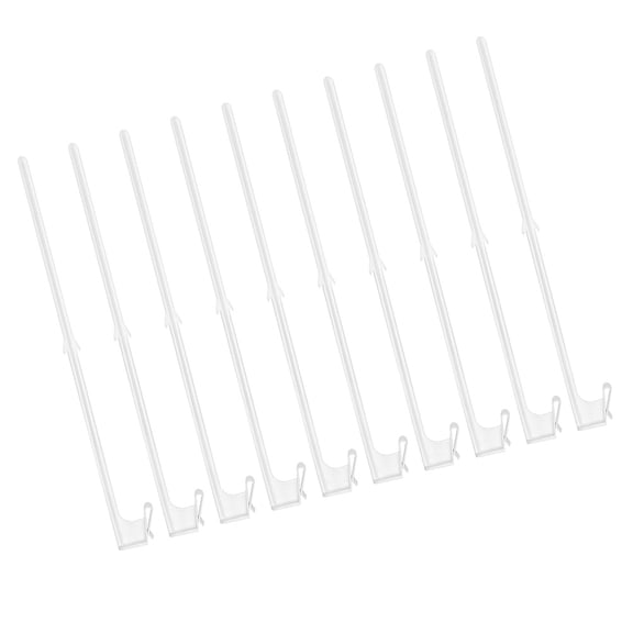 Outdoor Flag Pole Car Flagpole Vehicle Mounted Stand Truck Poles Window Travel Pp White 20 Pcs