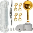thumbnail image 1 of Outdoor Flagpole Component Set For Secure Attachment & Effortlessly Flag Raising, 1 of 11