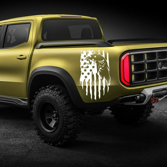 Outdoor Flags & Banners Truck Rear Gear Flag Striation Head Car Body Stickers Car Carving Car Stickers Us Flag