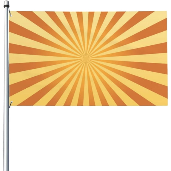 Outdoor Flags Retro 60s Summer Garden flag Double Sided Yard Flags Spring Summer Holiday Garden Decor for Outside, Lawn, Porch