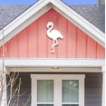 thumbnail image 1 of Flamingo Outside House Decoration and Sign, Flamingo Exterior PVC Decor, Flamingo Wall Hanging, Inside/Outisde, 1 of 9