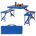 thumbnail image 1 of Outdoor Foldable Picnic Table with Bench, 1 of 6