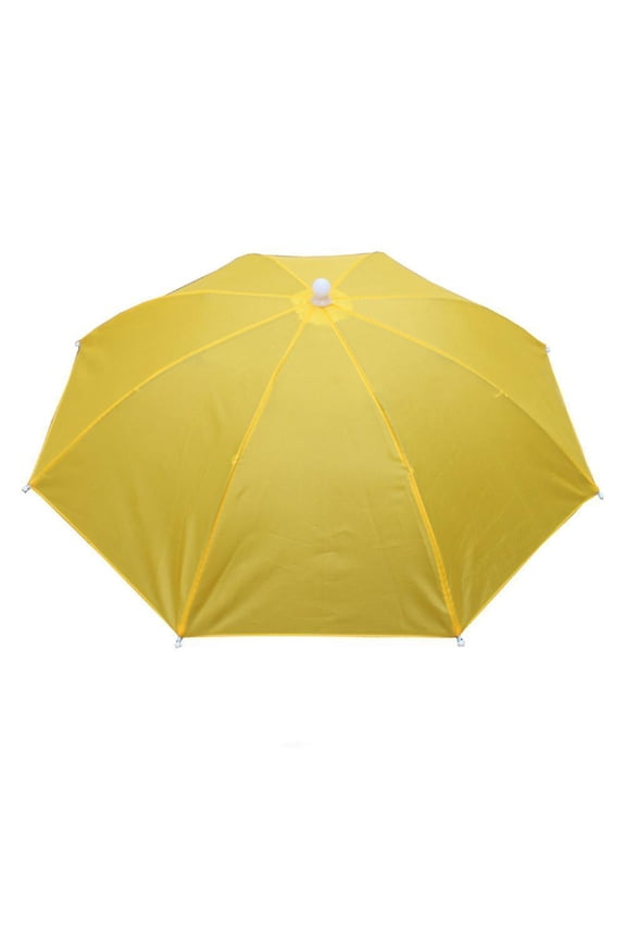 Outdoor Foldable Sun Umbrella Hat Golf Fishing Camping Headwear Cap Head Hat