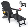 thumbnail image 1 of Wingyz Outdoor Adirondack Chair with Footrest, Folding Adjustable Patio Chairs for Outside Lawn Lawn Balcony, 1 of 7