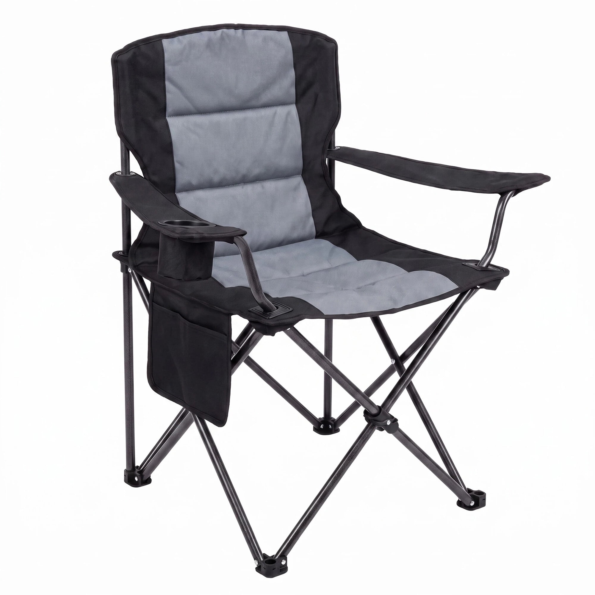 Outdoor Folding Camping Chair for Adults, Large Camping Chair with ...