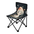 thumbnail image 1 of Outdoor Folding Chair 14.46x14.46x22.83 Inches, Camping Folding Chair Easy to Carry Ideal for Outdoor Picnics Camping Park Fishing Cartoon Magic Mushroom, 1 of 8
