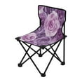 thumbnail image 1 of Outdoor Folding Chair 14.46x14.46x22.83 Inches, Camping Folding Chair Easy to Carry Ideal for Outdoor Picnics Camping Park Fishing Lavender Roses Seamless, 1 of 8