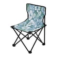 thumbnail image 1 of Outdoor Folding Chair 14.46x14.46x22.83 Inches, Camping Folding Chair Easy to Carry Ideal for Outdoor Picnics Camping Park Fishing Cute Flowers, 1 of 8