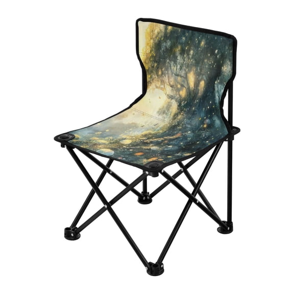 Outdoor Folding Chair 14.46x14.46x22.83 Inches, Camping Folding Chair Easy to Carry Ideal for Outdoor Picnics Camping Park Fishing Magic Tree