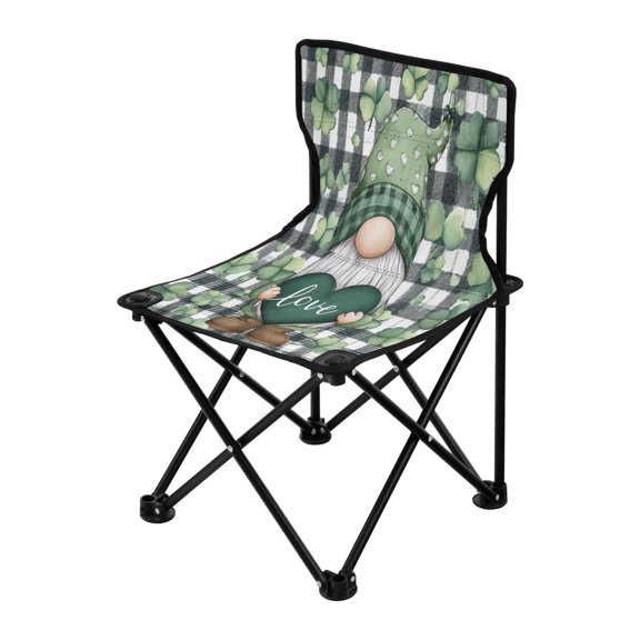 Outdoor Folding Chair 14.46x14.46x22.83 Inches, Camping Folding Chair Easy to Carry Ideal for Outdoor Picnics Camping Park Fishing The Green Dwarf