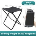 thumbnail image 1 of Outdoor Folding Chair Portable Lightweight Fishing Stool, 1 of 10