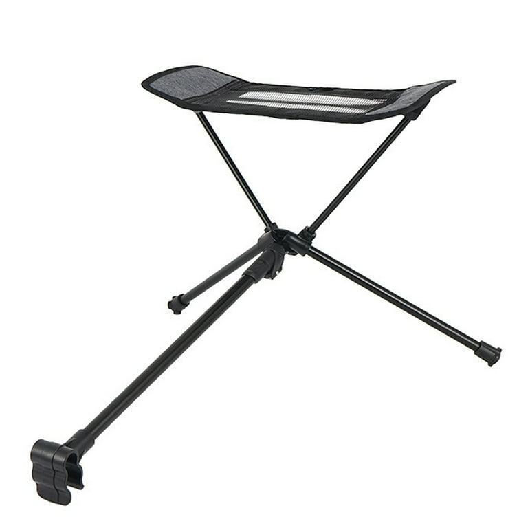 Outdoor Folding Chair Retractable Footstool Portable Deck Chair
