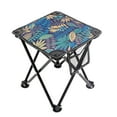 Outdoor Folding Chair Folding Stool Beach Chairs with Backpack Straps