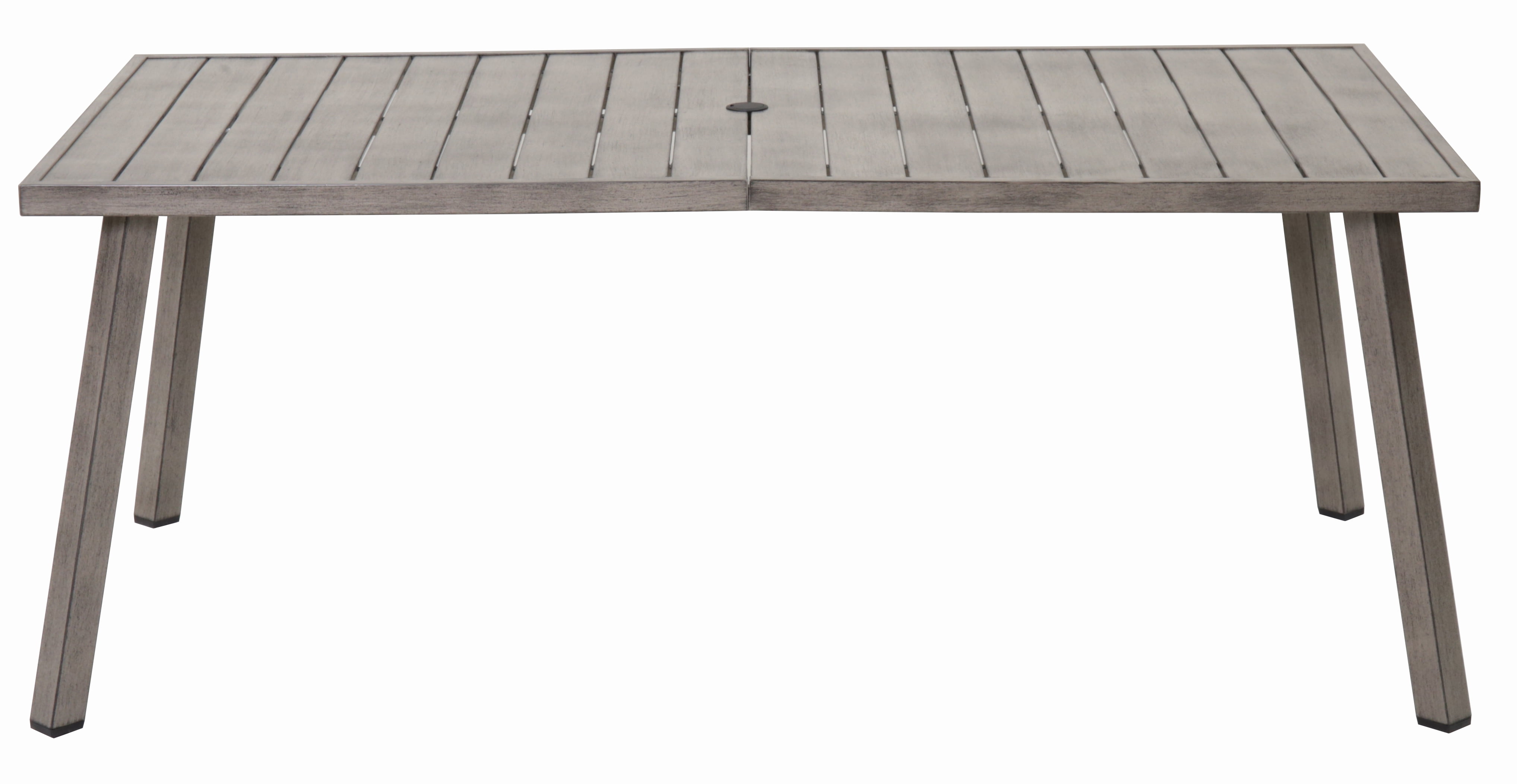 Outdoor Folding Dining Table, Space Saving Portable Table for Garden Backyard Camping, Grey
