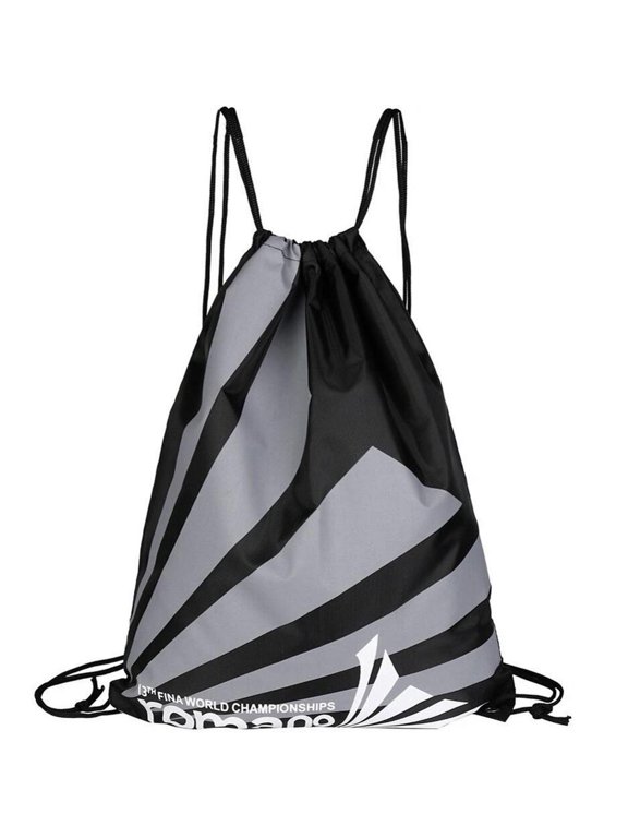 Outdoor Folding Double Layer Drawstring Waterproof Backpacks Colorful Shoulder Bag Swimming Bags