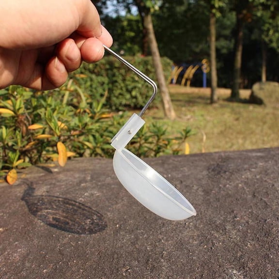 Outdoor Folding Spoon Portable Collapsible Food Grade PP Soup Ladle For Camping Picnic Cooking X5G4 R1K6