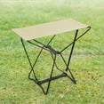 thumbnail image 1 of Outdoor Folding Stool Portable | Heavy Duty 198.4lb Capacity | Compact Fishing Stool | Camping Travel Station Rest Seat(Khaki), 1 of 6
