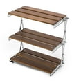 thumbnail image 1 of Outdoor Folding Storage Rack Folding Table Shelf for Picnic Camping Barbecue 3 Layer, 1 of 8